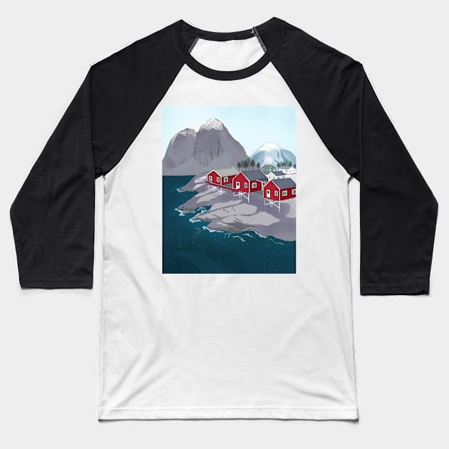 Norway Baseball T-Shirt by Petras